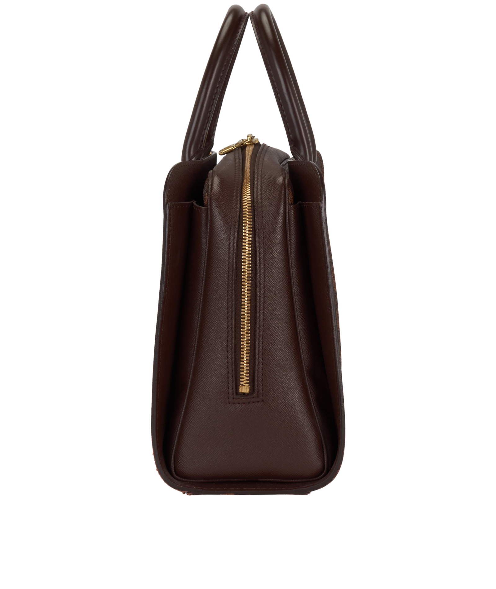 Triana, &pound;495, Handbags, Brown, Canvas, Bottom view